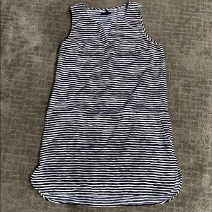 Gap Blue/White Striped Dress